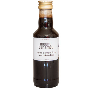 MOUNT CARMEL SYROP POMARAŃCZA W CZEKOLADZIEs Syrop Mount Carmel czekolada z pomarańczą 200ml