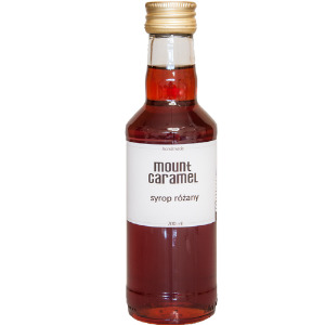 MOUNT CARMEL SYROP RÓŻANY(S)s syrop różany, syrop różany do kawy, Mount Caramel