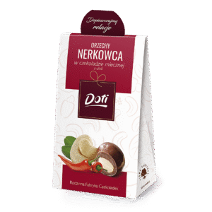 Orzechy nerkowca w melcznej czekoladzie z chilli