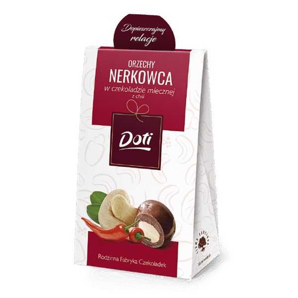 Nerkowce z chilli Orzechy nerkowca w melcznej czekoladzie z chilli